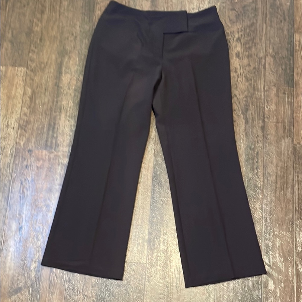 NY Collection Brown Wide Leg Pants